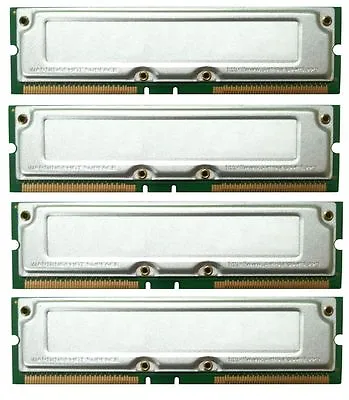 2GB 4x512MB Gateway E-6000 Series Desktop/PC RDRAM RAMBUS MEMORY KIT 40NS TESTED • £104.96