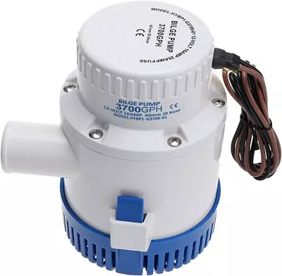 3700gph 12v Boat Marine Plumbing Electric Non Automatic Bilge Pumps 1-1/2  40MM • $59.99