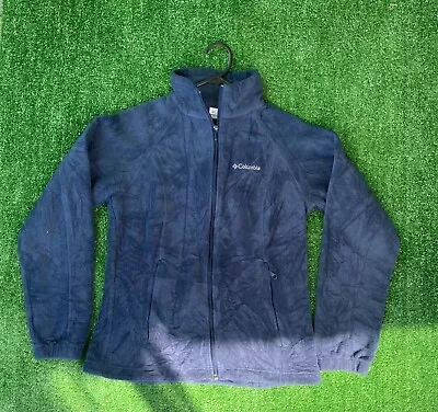 Vintage COLUMBIA Fleece Jacket Jumper Size M BLUE • $20