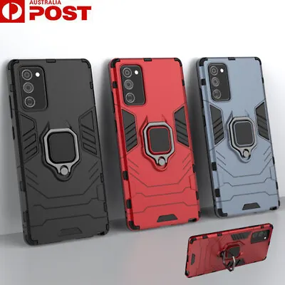 For Samsung Note20 S21/S20 FE Ultra S10 S9 Plus Case Armor Shockproof Ring Cover • $12.99