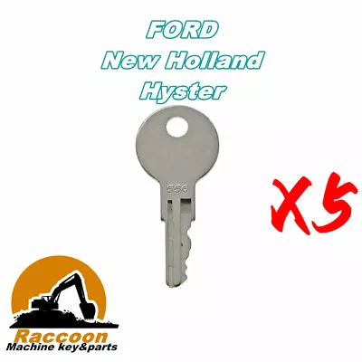 5pcs 556 Clark Ford New Holland Gradall Hyster Lull Yale Forklift Ignition Key • $8.95