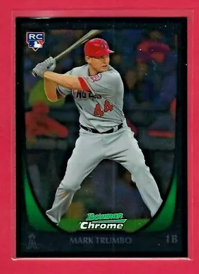 2011 Bowman Chrome Mark Trumbo #173 Rookie RC Los Angeles Angles Balt Orioles • $2.91