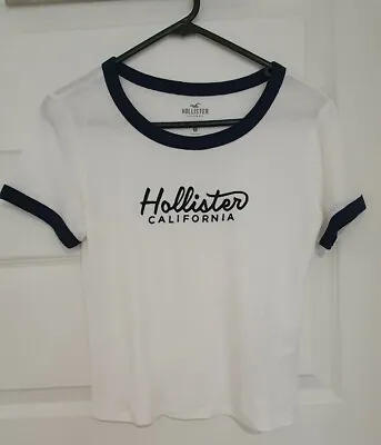 $25 • Buy Womens Hollister Crop T-shirt Size S