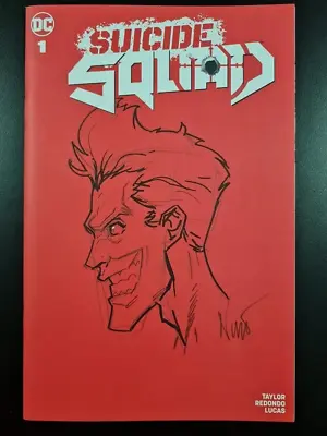 Suicide Squad #1 Exclusive Blank Variant With Joker Sketch By Eddie Nunez • $191.88