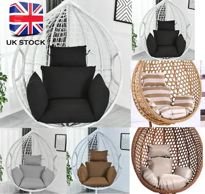 £21.90 • Buy Egg Chair Cushion Seat Swing Hanging Chair Seat Pad Indoor Outdoor Patio 