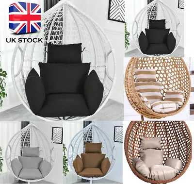 Egg Chair Cushion Seat Swing Hanging Chair Seat Pad Indoor Outdoor Patio  • £21.90