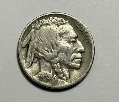 1924 S Buffalo Nickel Fine • $11.50