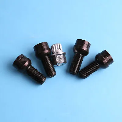 Wheel Bolts Anti-theft Lock Lug Nut Key 14 Teeth For VW Golf Passat Audi A4 A6  • $17.99