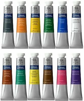 Winsor And Newton Cotman Watercolour Paints - All Colours - Half Pan 8ml & 21ml • £4.29