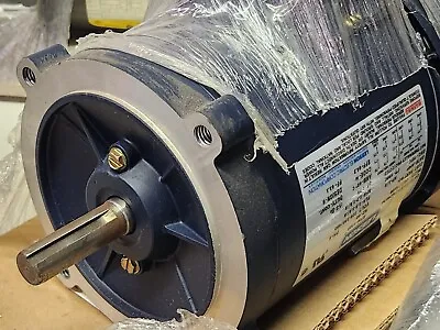 Leeson 101769.00 Electric Motor 1/3 HP 1725 Rpm PH-3 208-230/460V  S56C Frame • $249