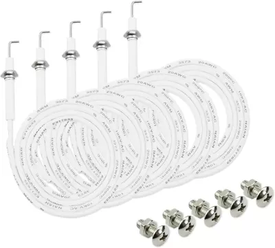 Grill Ignitor Wire Kit & Ceramic Electrode 5Pcs Fit For Vermont Castings/Jenn... • $39.19