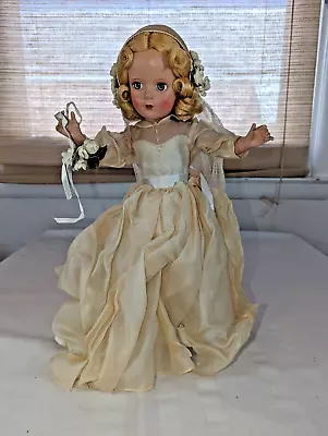 1950s Madame Alexander Bride 17 T Doll NICE CONDITION Nice Face • $149.99