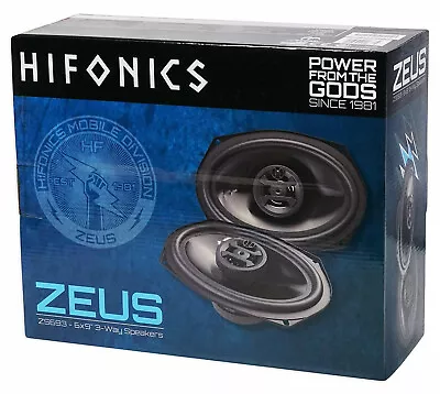 Hifonics ZS693 6x9  800 Watt Car Audio Coaxial Speakers FAST SHIPPING • $59