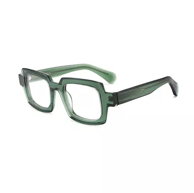 Men Women Acetate Frame Square Eyeglasses Clear Lens Retro Glasses Frames New • $27.99