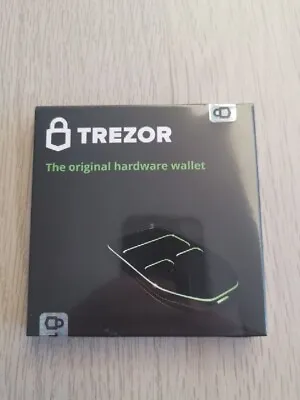 Trezor Model One Crypto Storage Cryptocurrency Hardware Wallet Black. • $100