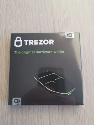 Trezor Model One Crypto Storage Cryptocurrency Hardware Wallet White. • $100