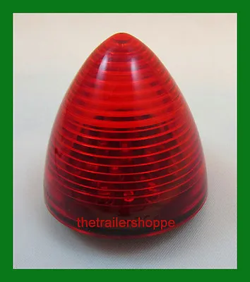 Maxxima 2-1/2  Round Beehive Side Clearance Marker Light 13 LED Red • $12.50