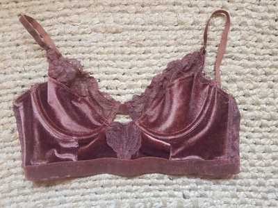$50 • Buy Arnhem, Velvet And Lace Corset Top, Size 8