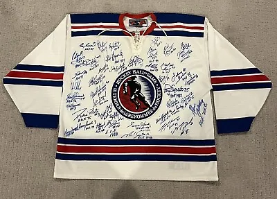 NHL Hall Of Fame Multi Signed Hockey Jersey (43) Signatures JSA COA Howe Lemieux • $4999.99