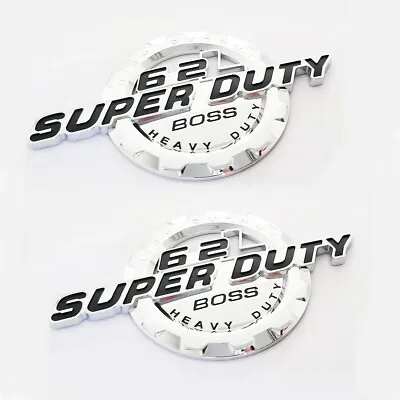 2pcs Fits F250 F350 6.2L V8 Superduty Boss Heavyduty Emblem SUPER DUTY Badge • $25.99