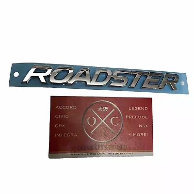 Genuine OEM 16-24 Mazda Miata MX-5 Rear Roadster Emblem JDM Badge Chrome ND New • $34.56