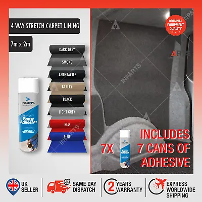 Camper Van Lining Carpet Stretch Trim For Sprinter Caravan Transporter - 14sqm • $82.61