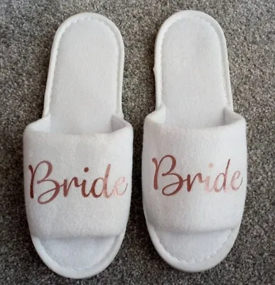 £0.99 • Buy Bridal Slippers For The Bride To Be