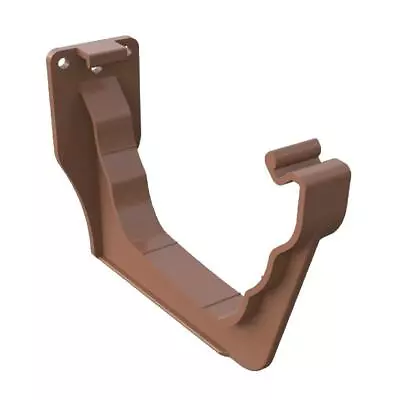 5 X Brown Ogee Fascia Gutter Brackets Freeflow 135mm Rain Water Systems • £19.99