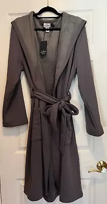 Gorgeous New Nwt Daniel Hechter Paris Gray Hooded Robe Size S/med • $59