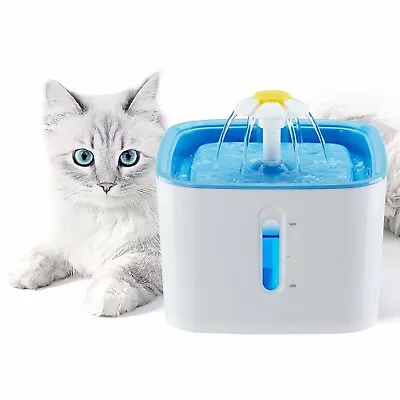 Ciays 2.5L Automatic Pet Water Fountain Cat Dog Water Drinking Dispenser Bowl • $14.62