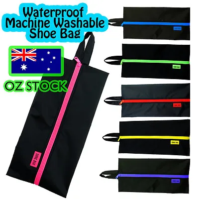 $6.99 • Buy Waterproof Laundry Shoe Travel Pouch Storage Portable Zipper Tote Bag Organizer