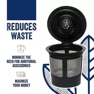 Refillable Reusable Single K-Cups Filter Coffee Pod Black For Keurig S Q ~ • $1.56