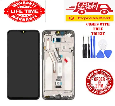 Xiaomi Redmi Note 8 Pro 6.53'' Lcd Display Touch Screen Digitizer Frame Assembly • $84.95