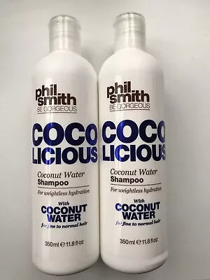 £7.99 • Buy 2x Phil Smith Coco Licious Coconut Water Shampoo 350ml