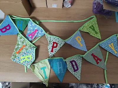£4.99 • Buy Le Farm Fabric Bunting Children's Room  Flags Decoration Boys Girls Nursery B11