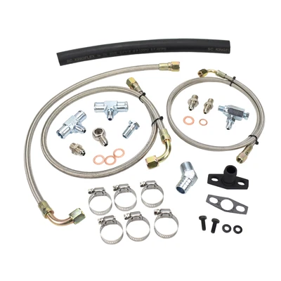 Turbo Oil Water Line Kit For Toyota Land Cruiser 2H HJ60 HJ75 TD05H 16G 18G 20G • $210.46