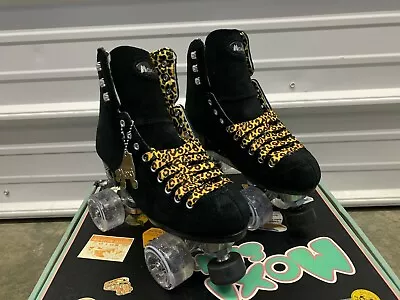 Moxi Panther Roller Skates Black Suede Multiple Sizes New Fast Shipping • $220