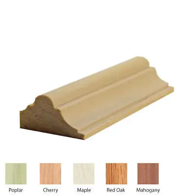 EWPM19 Nose And Cove Panel Moulding 3/4  X 1-1/2  Unfinished Solid Hardwood Tri • $3.99