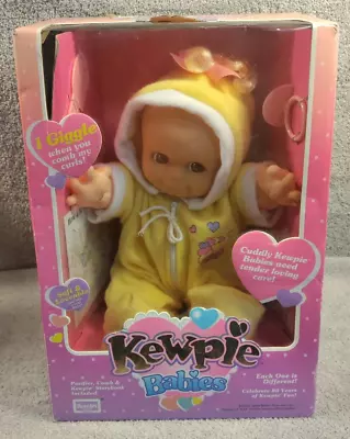 ROSE ART 1993 Kewpie Vintage Baby Doll 16  Giggles When Hair Is Combed. • $89.35