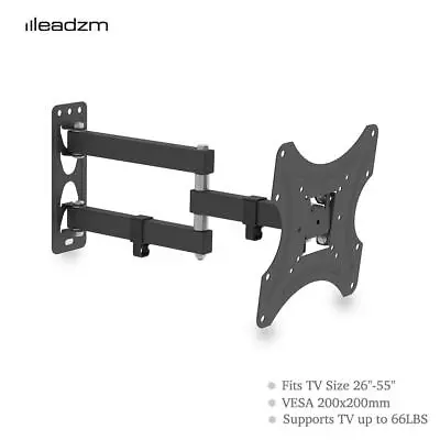 Full Motion TV Wall Mount Swivel Tilt 26 27 32 36 37 39 40 42 50 55 Inch LED LCD • $18.59