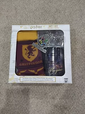 Harry Potter GIFT SET 12oz Mug Crew Socks Keychain Gryffindor New In Box  • $11.99