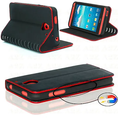 Luxury Magnetic Flip Cover Stand Designer Leather Wallet Case For Mobile Phones • £3.25
