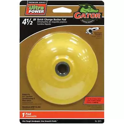 Gator Quick Change 4-1/2 In. Angle Grinder Backing Pad 3873 Gator 3873 • $21.33