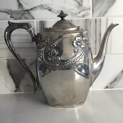 James Dixon & Sons For Saunders Of Sydney Silver-Plated Coffee Pot Art Nouveau • $60