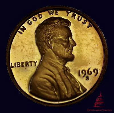 1969-S Lincoln 1 Cent Proof • $8.99