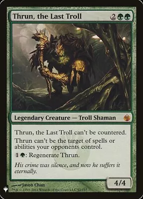 MTG - Thrun The Last Troll - Mystery Booster - X1 - (NM) - FREE SHIPPING • $3.67