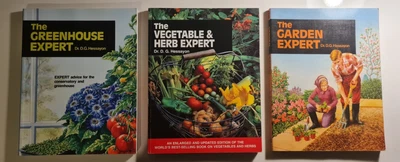 £16 • Buy The Garden, Vegetable Herb & Greenhouse Expert Dr D. G. Hessayon 3xPB Gardening 