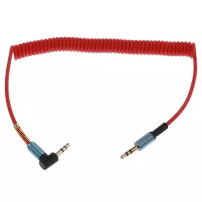 £4.10 • Buy 3.5mm (1/8 ) M-M Coiled Audio Cable Wire Headphone Aux Input Cable