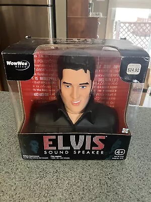 Wowee Elvis Presley Sound Speaker Mint In Unopened Box 8  Tall • $39.84