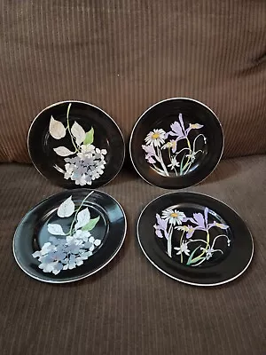 Blok Spal Plate Wildflowers Lot By Mary Lou Goertzen 8” LOT OF 4 • $49.99